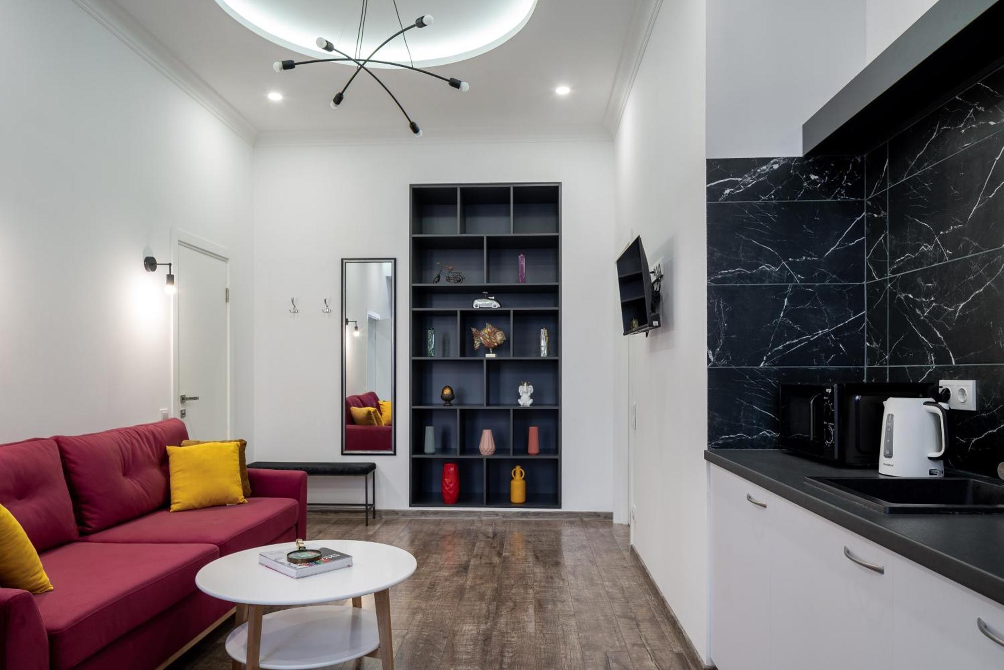 Yaroslav Val Lux Apartments Kiev Bagian luar foto